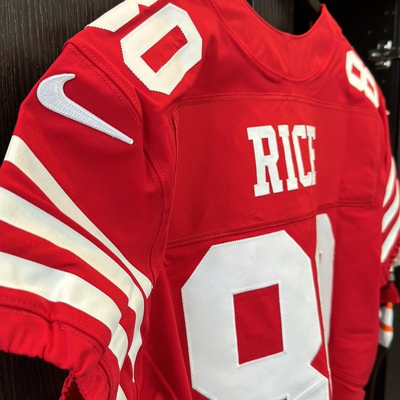 Jerry Rice San Francisco 49ers Nike Vapor Elite Retired Player Jersey - Scarlet - Picture 8 of 8